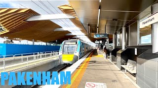 Trains At The New PAKENHAM Station [upl. by Boles]