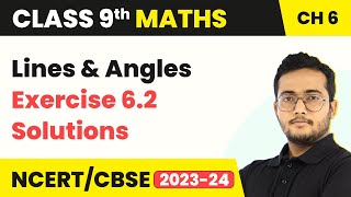 Lines and Angles  Exercise 62 Q1  Q6 NCERT Solutions  Class 9 Maths Chapter 6 [upl. by Leandro40]