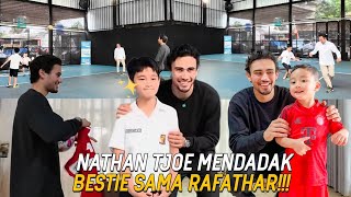 SURPRISE DADAKAN BUAT RAFATHAR PEMAIN TIMNAS NATHAN TJOE DATENG KE ANDARA BUAT MAIN BOLA BARENG [upl. by Nabi608]