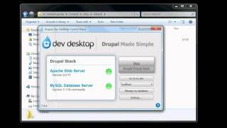 Launching a copy of a Drupal Website locally using Acquia Dev Desktop DAMP [upl. by Hafinah]