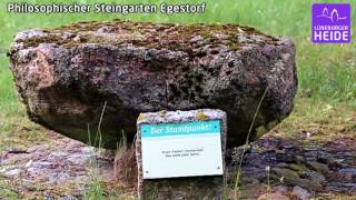 Egestorf Stein des Anstosses  Philosophischer Steingarten Egestorf [upl. by Attela]