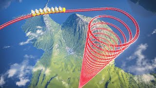 1500 METER High Spiral Roller Coaster  Planet Coaster [upl. by Mickelson]