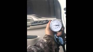 2000 F250 4r100 Transmission Pressure Test [upl. by Sorazal5]