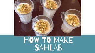 How to make Sahlab [upl. by Hayifas]