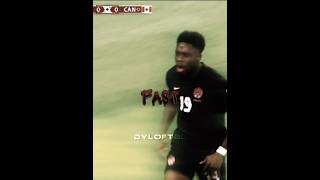 Alphonso Davies is too fast 😮‍💨⚡ football edit [upl. by Podvin]