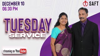 🔴Live  Tuesday Evening Service  10 Dec 2024 [upl. by Enelime]