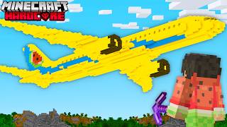 Jai construit un AVION de LUXE sur Minecraft Hardcore [upl. by Amathist]