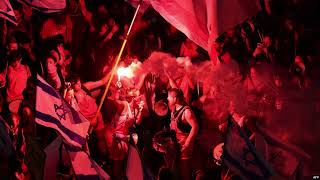 Israelis Chant Democracy While Protesting Legal Reforms [upl. by Ajna]