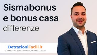 SISMA BONUS E BONUS CASA differenze [upl. by Ahsiena245]