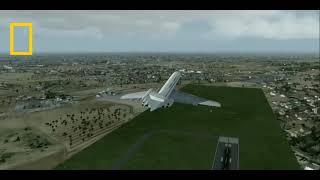 Nigeria Airways Flight 825  Crash Animation [upl. by Verdha727]