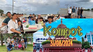 My family trip to Kompot Province Franky Heng Travel vlog kompot cambodia usa [upl. by Burny896]