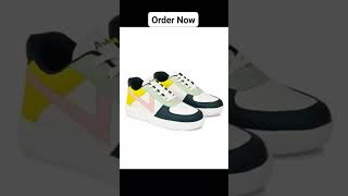 Colorblock mens fancy sneakers Korean version white breathable casual shoes Sneakers For Men [upl. by Yrhcaz]