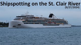 Shipspotting on the St Clair River 9272024 [upl. by Dyoll]