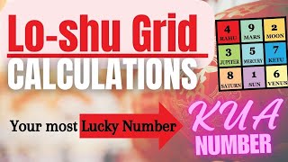 Decoding Loshu Grid Calculations amp finding out your universally lucky number  KUA NUMBER [upl. by Burrows]