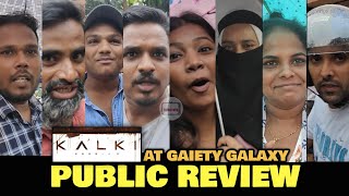 Kalki 2898 AD PUBLIC REVIEW at Gaiety Galaxy  Prabhas Amitabh Bachchan Kamal Hassan  Nag Ashwin [upl. by Evangelist]