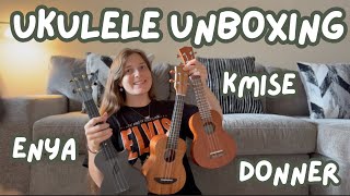 Soprano Ukulele Unboxing amp Review  Kmise Donner Enya Music  2024 Amazon Ukuleles [upl. by Modnarb]