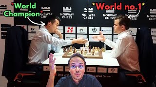 World Champion Ding Liren vs World no1 Magnus Carlsen  Norway Chess 2024 Armageddon [upl. by Pace25]