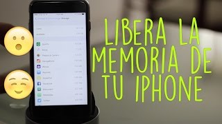 Tutorial  Libera Memoria de tu iPhone [upl. by Klingel]