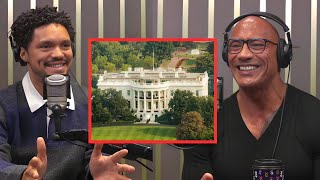 Dwayne The Rock Johnson Shares His Presidential Thoughts with Trevor Noah [upl. by Nanek]