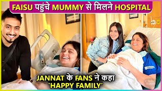 MrFaisu Visits Hospital With Jannat Zubair To See Her MotherShe Calls Him Betu [upl. by Adnilav]