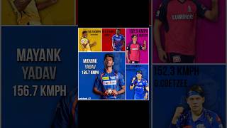 top 5 fastest bowler in IPL 2024 cricket pathirana csk shorts viral srh ipl2024 fastbowlers [upl. by Gahl]