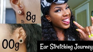 Ear stretching journey 8g to 00g  GIVEAWAY Closed [upl. by Cordula]