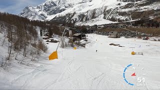 Skiing from Zermatt Switzerland to Cervinia Italy 22 [upl. by Coady245]