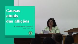 CAUSAS ATUAIS DAS AFLIÇÕES  PALESTRA ESPÍRITA [upl. by Notaek]