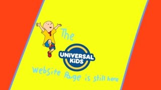 The Caillou Universal Kids website page still here [upl. by Umeh]