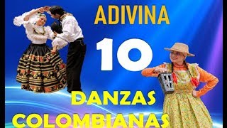 Adivina las DANZAS COLOMBIANAS [upl. by Leffen]