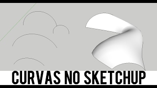 ESTRUTURAS ORGÂNICAS NO SKETCHUP I Curviloft Plugin [upl. by Ulda769]