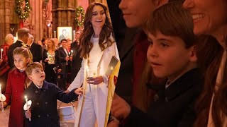 Prince Louis stole the heart of the nationprincess Kate annual carol concert at Westminster Abbey [upl. by Maris]