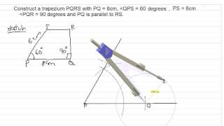 Constructing a trapezium [upl. by Orelia]