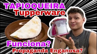 TESTEI O POLVILHADOR TUPPERWARE FUNCIONA MESMO TAPIOCA NO POLVILHADOR  Aldemi Júnior [upl. by Cynthie]