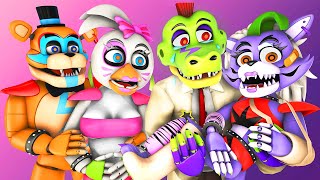 FNAF SECURITY BREACH – 🤖PELÍCULA ANIMADA Español Glamrock Five Nights At Freddys Animación 3D [upl. by Llevra]