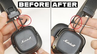 How to Repair Marshall Headphones Side Cable [upl. by Corley712]