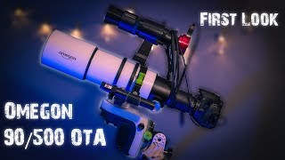 Omegon 90500 OTA Telescope  First Look [upl. by Susette]