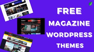 Top 10 Free Magazine WordPress Themes 2021 [upl. by Hanaj253]