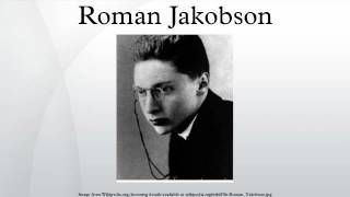 Roman Jakobson [upl. by Garber]