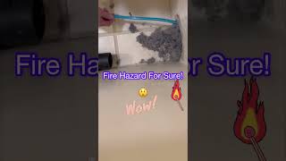 Dryer Vent Cleaning Monterey Ca 93940 Fire Hazard For Sure🔥 Clean Your Vents😎 [upl. by O'Gowan]