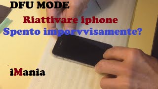 Come riattivare iPhone spento improvvisamente [upl. by Creamer434]