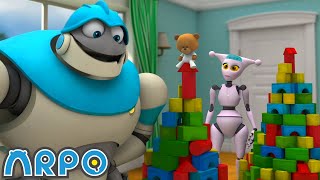 Playdate Problems with Nannybot  ARPO The Robot  Funny Kids Cartoons  Kids TV Full Episodes [upl. by Naejarual368]