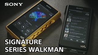 Sonys Signature Series Walkman NWWM1Z and NWWM1A [upl. by Stacee23]