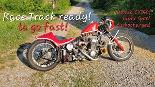 Its time for the turbo cb750 to go fast [upl. by Ilrahs681]