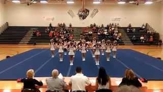 Brentsville District High School Conference 27 Cheer 2014 [upl. by Ardnekal]