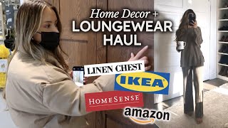 LUXURY UNBOXING LOUNGEWEAR HAUL  HOME DECOR SHOPPING [upl. by Namya35]