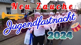 Fastnacht Neu Zauche 2024  Jugendfastnacht 🥁🎷 brauch tradition [upl. by Dranrev917]