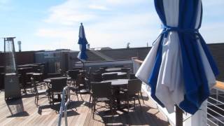 Video View of Birds Eye Rooftop Pool Bar at Beauport Hotel Gloucester [upl. by Autry]