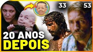 Como está o elenco A PAIXÃO DE CRISTO  20042024 Antes e Depois dos atores [upl. by Zipnick]