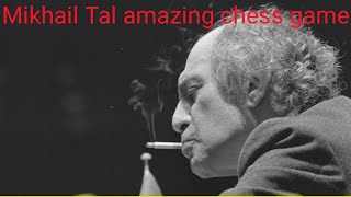 Mikhail Tal vs lavrinenko Tal best chess game Tal amazing secrifce the chess pieces [upl. by Alisander901]